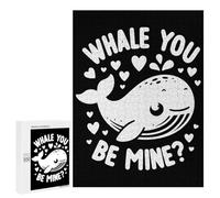 Jigsaw Puzzle for Teenagerss 500 PCS Whale You Be Mine Puzzle for Adults Relax Games Perfect Decoration Birthday And Unique Gifts 500 PCS