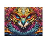 Jigsaw Puzzle for Teenagerss 52x38cm/1000pcs Colorful Mythical Creature Illustration Adult Jigsaw Anti-Stress Toys Perfect Decoration for Is Ideal As A Gift 52x38cm/1000pcs
