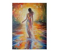 Jigsaw Puzzle for Teenagerss 52x38cm/1000pcs Fluid Femininity Adult Puzzles Brain Teaser Game Difficult Challenge Unique Gifts for Birthday And Christmas 52x38cm/1000pcs