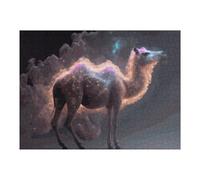 Jigsaw Puzzle for Teenagerss 52x38cm/1000pcs Galactic Camel Cosmic Artwork -3 Puzzles for Adults Anti-Stress Toys Wall Art Parent-child Interaction 52x38cm/1000pcs