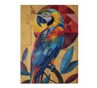 Jigsaw Puzzle for Teenagerss 52x38cm/1000pcs Geometric Macaw Art Jigsaws for Adults Brain Teaser Game Hand Speed Race Parent-child Interaction 52x38cm/1000pcs
