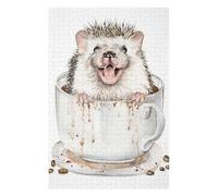 Jigsaw Puzzle for Teenagerss 75x50cm/1000pcs Coffee Hog Adult Jigsaw Brain Teaser Game Perfect Decoration Parent-child Interaction 75x50cm/1000pcs