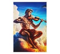 Jigsaw Puzzle for Teenagerss 75x50cm/1000pcs Play The Violin Adult Puzzles Brain Teaser Game Difficult Challenge Unique Gifts for Birthday And Christmas 75x50cm/1000pcs