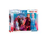 jigsaw puzzle Frozen II cardboard girls 104 pieces
