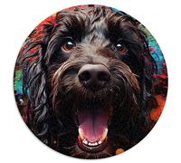 Jigsaw Puzzle Gift Cockapoo Jigsaw Puzzles for Adults 1000 Piece round Puzzle Gift Toys (67.5x67.5)1000pcs