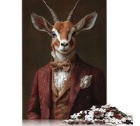 Jigsaw Puzzle Gift Regal Springbok 500 Piece Jigsaw Puzzles for Adults Wooden Jigsaw Puzzle for Adults & Home Decoration 500pcs (52x38cm)