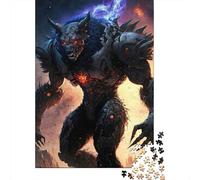 Jigsaw Puzzle Gift Warrior Werewolf 500 Piece Jigsaw Puzzles for Adults Wooden Jigsaw Puzzle for Adults & Home Decoration 500pcs (52x38cm)