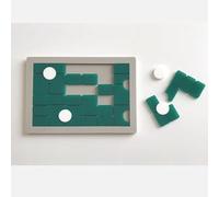 Jigsaw Puzzle Green 13 Acrylic Difficult Burning Brain Packing Puzzle for Adults Gift