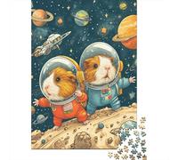 Jigsaw Puzzle Guinea Pigs Jigsaw Puzzles for Adults 1000 Pieces Wooden Jigsaw Wall Art Puzzle Games 1000pcs (75x50cm)