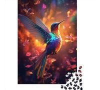 Jigsaw Puzzle Hummingbird Color 1000 Piece Jigsaw Puzzles Paper Jigsaw for Adults & Challenge Family 1000pcs (38x26cm)