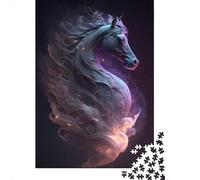 Jigsaw Puzzle Infinite Unicorn 500 Piece Jigsaw Puzzles Wooden Jigsaw Puzzle for Adults 18+ Educational Games 500pcs (52x38cm)