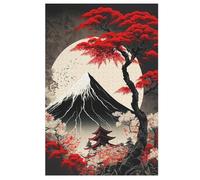 Jigsaw Puzzle Japan Style 1000 Piece Jigsaw Puzzle for Adults & Kids Woodiness Puzzles Family Fun Puzzle (78×53cm)