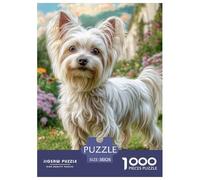 Jigsaw Puzzle Kids Yorkshire Terrier Cute Dog 1000 Pieces - Family Fun Educational Game for Adults & Kids | 38x26cm/1000pcs