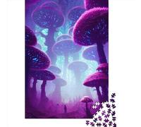 Jigsaw Puzzle Magical Forest 1000 Piece Jigsaw Puzzles Wooden Jigsaw for Adults & Challenge Family 1000pcs (75x50cm)
