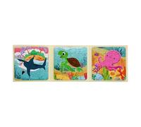 Jigsaw Puzzle, Magnet Puzzles For Toddler, Magnetic Cartoon Educational Toys Learning Animal Activities Game for Boys & Girls