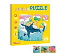 Jigsaw Puzzle,Magnetic Puzzles For Kids | Magnetic Learning Activities Game Animal Cartoon Educational Toys for Road Trip