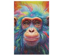 Jigsaw Puzzle Monkey 1000 Piece Jigsaw Puzzle for Adults & Kids Woodiness Puzzles Family Fun Puzzle （78×53cm）