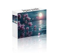 Jigsaw Puzzle, Moon Jigsaw Puzzles for Adults 1000 Piece, Magnolia Puzzle Educational Games, Difficult Puzzles for Challenging, Home Decoration Fun Originality Gifts for Adults Age 12 Years Up Q-2