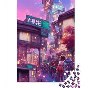 Jigsaw Puzzle Morning Walk 1000 Piece Jigsaw Puzzles for Adults Wooden Jigsaw Puzzles for Adults Stress Reliever 1000pcs (75x50cm)