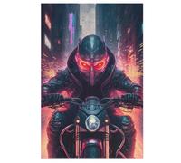 Jigsaw Puzzle Motorcycle Ride through 1000 Piece for Adults & Kids Woodiness Puzzle Family (78×53cm)