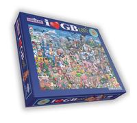 Jigsaw Puzzle Multicolour 1000pc 66x50cm 2.5mm Recycled Cardboard British Humour