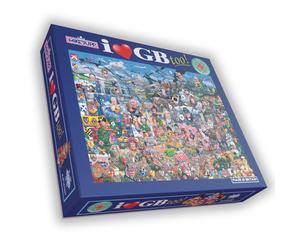 Jigsaw Puzzle Multicolour 1000pc 66x50cm 2.5mm Recycled Cardboard British Humour