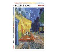 Jigsaw Puzzle Multicolour 66x50cm 1000pc Cardboard Café Terrace at Night New Ltd