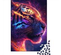 Jigsaw Puzzle Mystic Tiger Nebula 1000 Piece Jigsaw Puzzles Paper Jigsaw for Adults & Challenge Family 1000pcs (38x26cm)