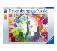 Ravensburger New York City Postcard 500 Piece Jigsaw Puzzle for Adults and Kids Age 10 Years Up