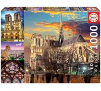 Jigsaw Puzzle Notre Dame Collage 1000 pcs EDUCA