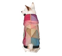 Jigsaw Puzzle of Three Colors Dog Hoodie - Soft & Breathable Pet Clothes for Small to Large Dogs, Stylish and Comfortable Dog Clothes