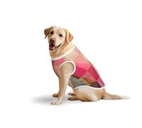 Jigsaw Puzzle of Three Colors Dog Pure Cotton Tshirts for Medium & Large Dogs,Breathable Stretchy Tank Top Sleeveless Vest Tee Shirt