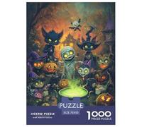 Jigsaw Puzzle Pumpkin Monsters Challenging Puzzles Home Decor Impossible Hard Stress Relief Toy Jigsaw Puzzle 1000 Pieces for Adults Puzzle 70x50cm/1000pcs