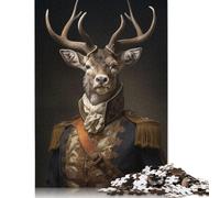 Jigsaw Puzzle Regal Stag Commander 1000 Piece Paper Jigsaw Puzzles for Adults & Challenge Family 38x26cm/1000pcs