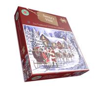 Jigsaw Puzzle Santa's Visit 1000pcs 66x50cm Cardboard Nostalgic Festive SnowyXL