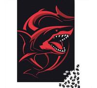 Jigsaw Puzzle Shark 1000 Piece Jigsaw Puzzles for Adults Paper Jigsaw Puzzles for Adults Stress Reliever 1000pcs (38x26cm)