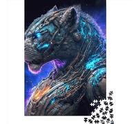 Jigsaw Puzzle Space Lions4 1000 Piece Jigsaw Puzzles Wooden Jigsaw for Adults & Challenge Family 1000pcs (75x50cm)