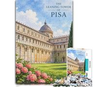 Jigsaw Puzzle The Leaning Tower of Pisa 1000pcs (52x38cm) for Adults | For winter nights, holiday breaks and quiet weekends: Adult jigsaw puzzle with 1000 pieces suits calm, screen-free leisure.