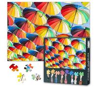 Jigsaw Puzzle - Umbrellas Art, Puzzles for Adults 1000 Piece (Colorful Series), Challenging Jigsaw Puzzles for Adults 1000, Educational Games Home Decoration (27.5"x19.7")