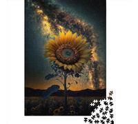Jigsaw Puzzle Universe Sunflower13 1000 Piece Jigsaw Puzzles for Adults Paper Jigsaw Puzzles for Adults Stress Reliever 1000pcs (38x26cm)