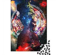 Jigsaw Puzzle Virgo Zodiac Wall Art 1000 Piece Jigsaw Puzzles for Adults Wooden Jigsaw Puzzles for Adults Stress Reliever 1000pcs (75x50cm)
