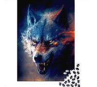 Jigsaw Puzzle Wolf 1 Jigsaw Puzzles for Adults 1000 Pieces Wooden Jigsaw Wall Art Puzzle Games 1000pcs (75x50cm)