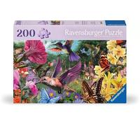 Jigsaw Puzzle XL 200 Flowers and Butterflies