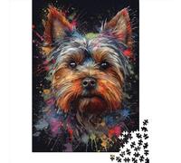 Jigsaw Puzzle Yorkshire_painting 1000 Piece Jigsaw Puzzles for Adults Wooden Jigsaw Puzzles for Adults Stress Reliever 1000pcs (75x50cm)