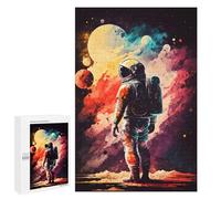 Jigsaw Puzzle1000 PCS Astronaut in Space -101 Puzzle for Adults Relaxing Games Improve Memory Unique Gifts for Birthday And Christmas 1000 PCS