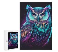 Jigsaw Puzzle1000 PCS Colorful Owl Art Print-2 Puzzle for Adults Relaxing Games Improve Memory Unique Gifts for Birthday And Christmas 1000 PCS