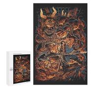 Jigsaw Puzzle1000 PCS Giant Red Demon Puzzle for Adults Relaxing Games Improve Memory Unique Gifts for Birthday And Christmas 1000 PCS