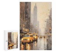 Jigsaw Puzzle1000 PCS NYC Street Scene Puzzle for Adults Relaxing Games Improve Memory Unique Gifts for Birthday And Christmas 1000 PCS