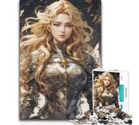 Jigsaw Puzzle1000 Pieces A Noble Female Knight Perfect Decoration Art Work Gift for And from 14 Years And over (size 38x52cm)