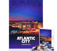 Jigsaw Puzzle1000 Pieces Atlantic City Jigsaw Puzzles for Adults Stress Reliever Difficult And Challenge Addictive Toys to Cultivate Patience (50x75cm)